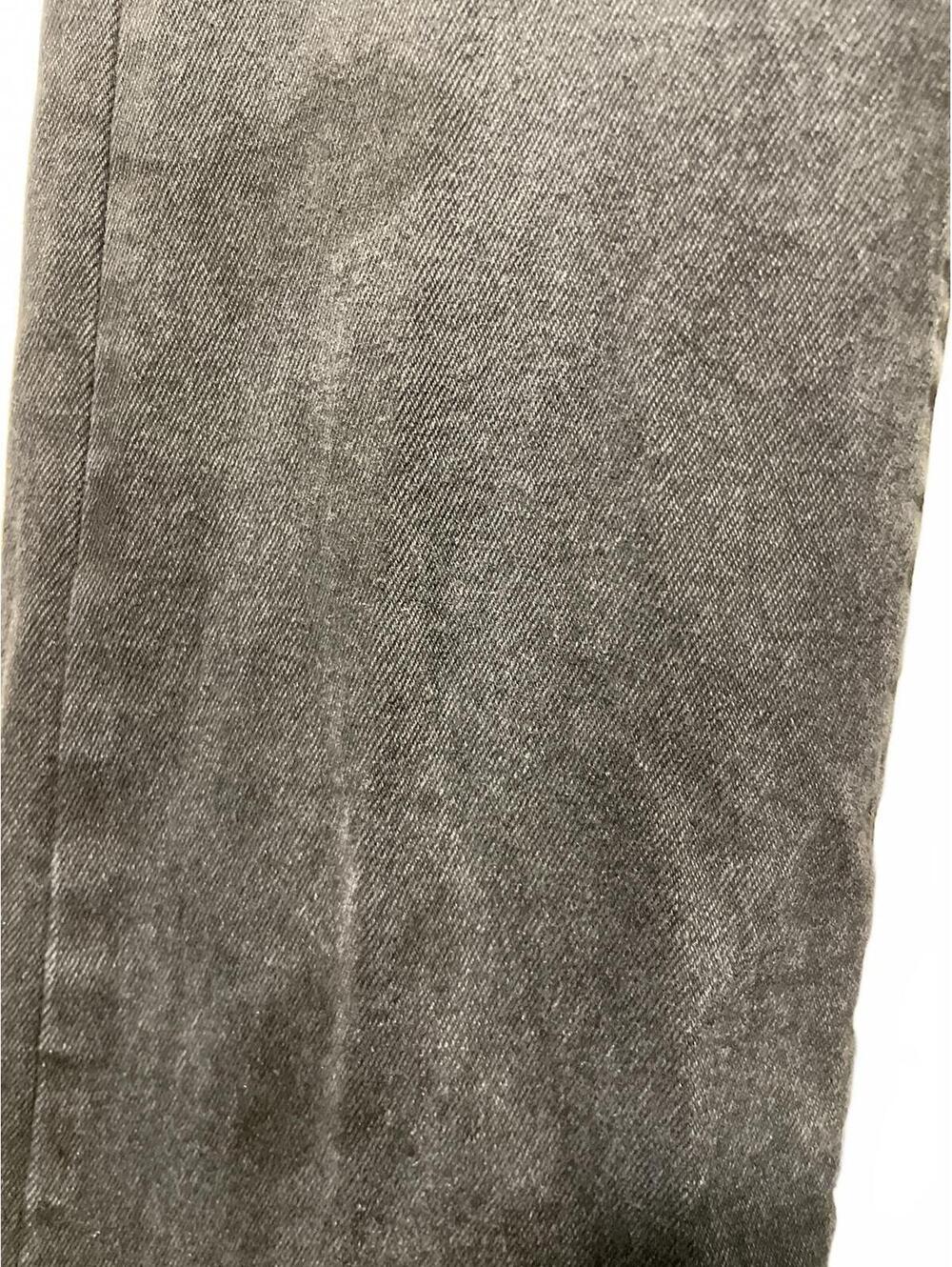 Zara Flared Denim Jeans Women's Size 4 Black Grunge Boho - Picture 5 of 7